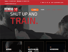 Tablet Screenshot of fitnessfightclub.com